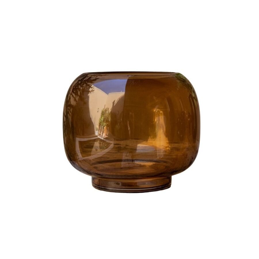 JARRON VIDRIO COLOR AMBAR 53cm