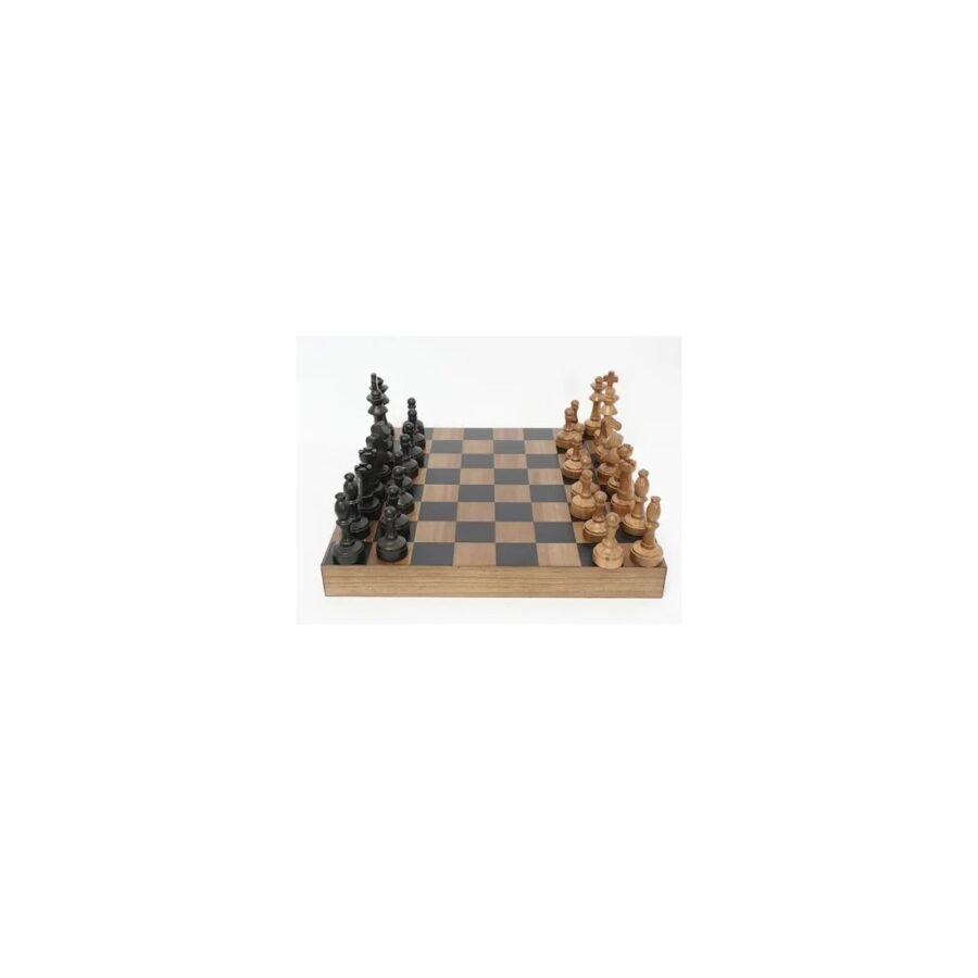 AJEDREZ DE MADERA 40X40cm