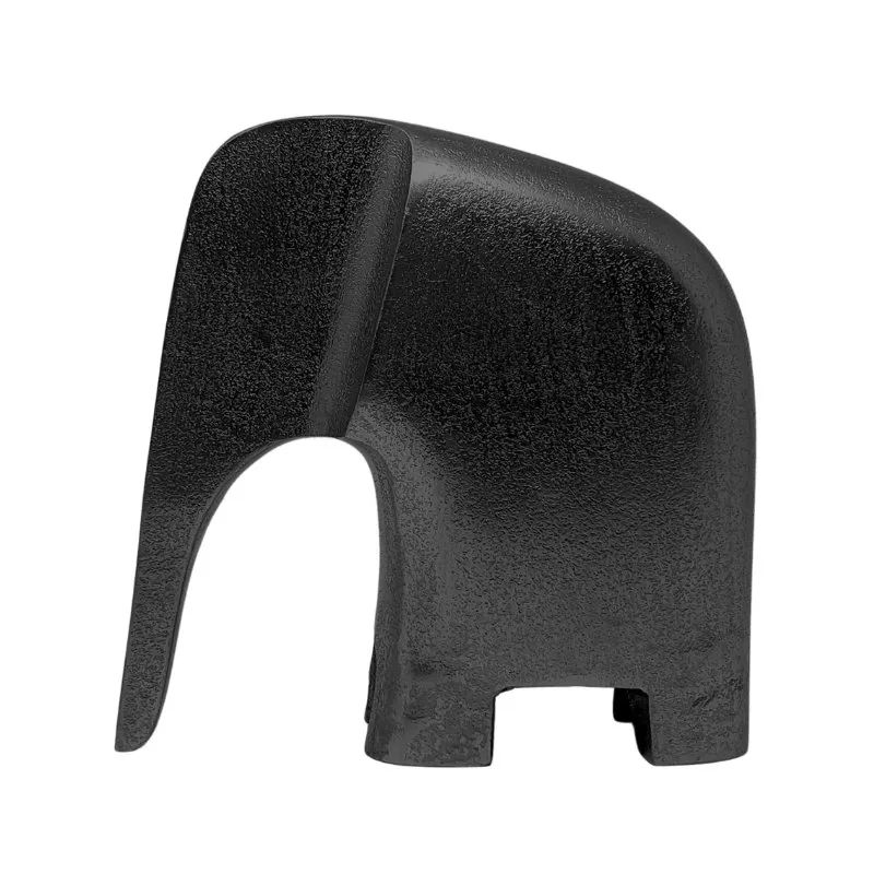 ELEFANTE ALUMINIO 16CM NEGRO