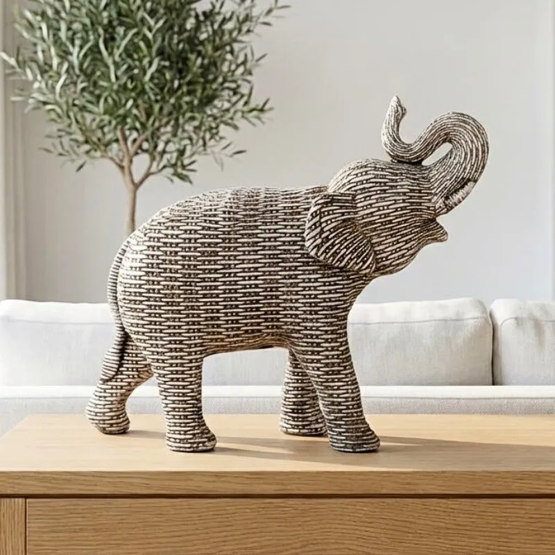ELEFANTE DE RESINA 19CM