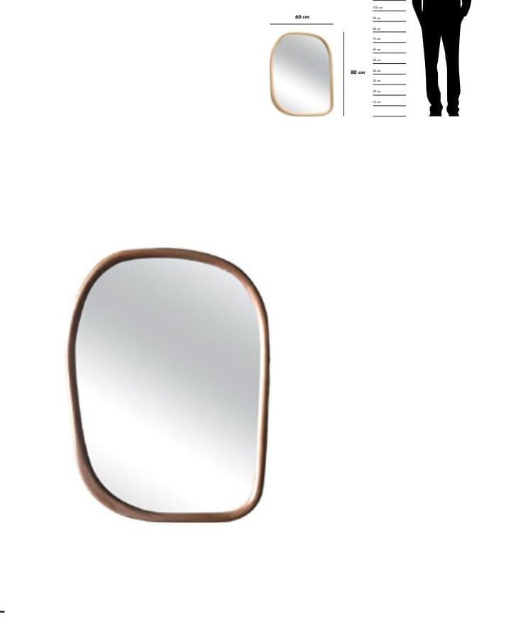ESPEJO CIRO MARCO MADERA BROWN 60 X 80